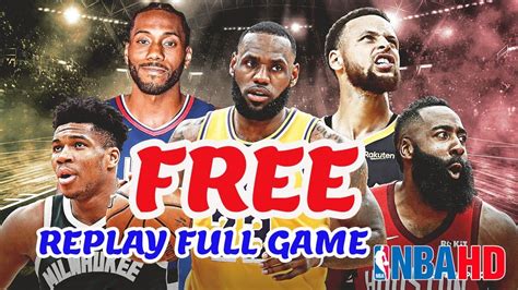 watch nba full game replay free|nba replay free streaming.